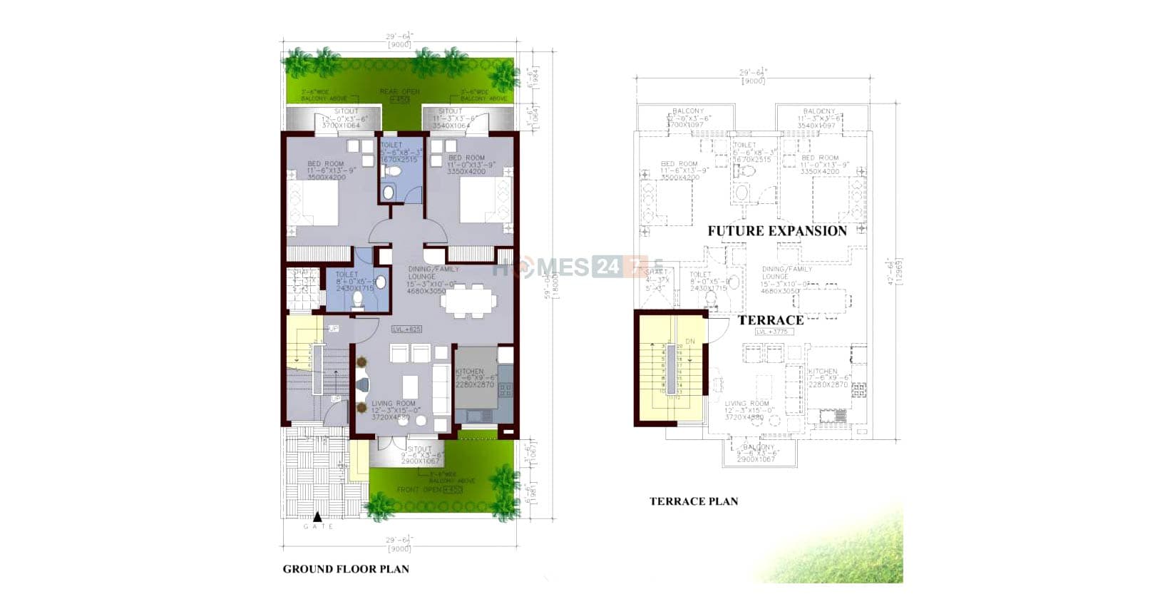Pinewood Villas floor plan