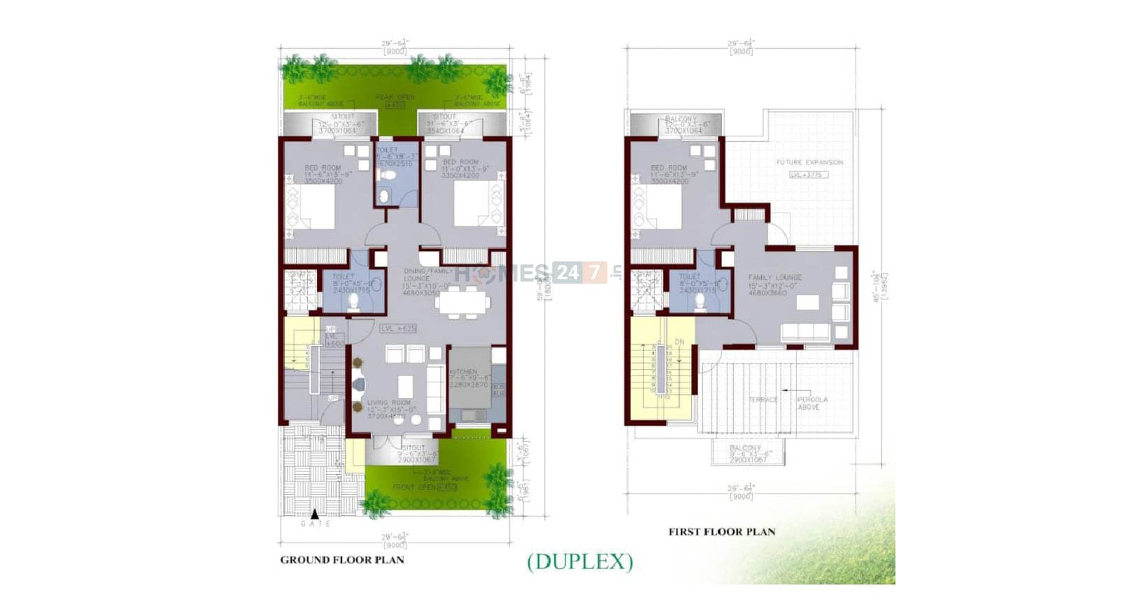 Rosewood Villas floor plan