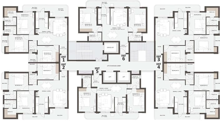 Dynasty by ORO floor plan