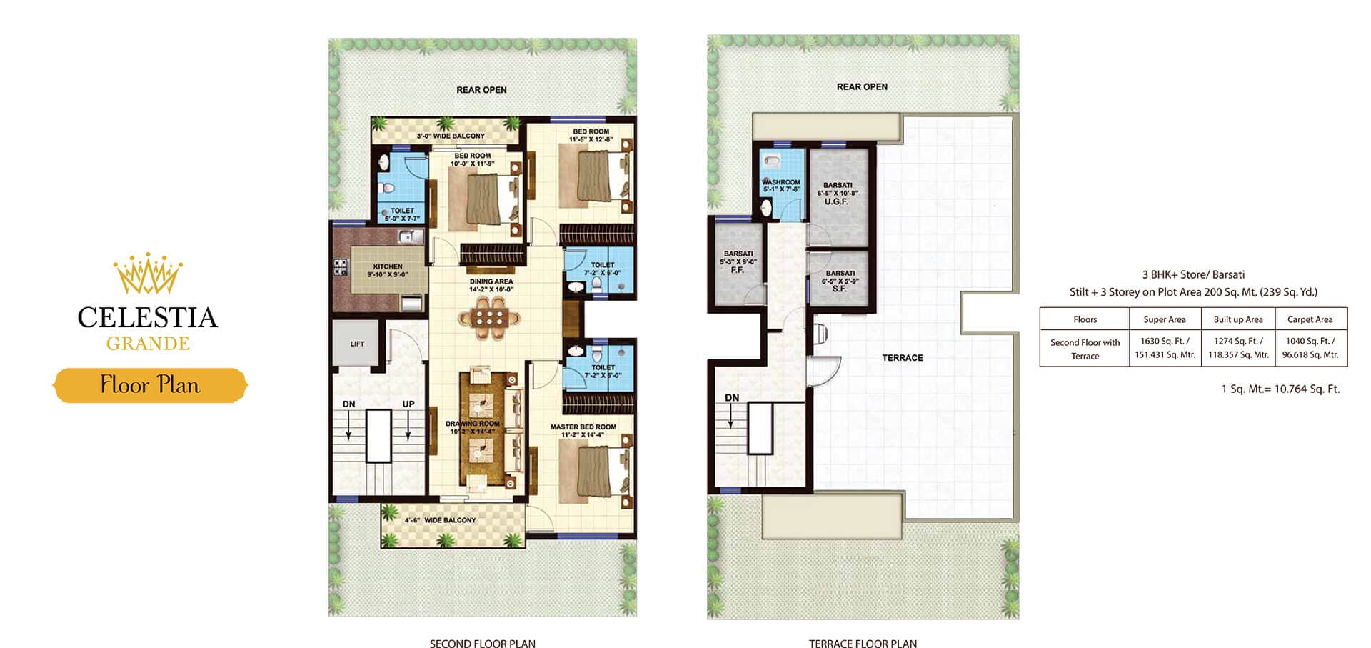 Omaxe Celestia Grande floor plan