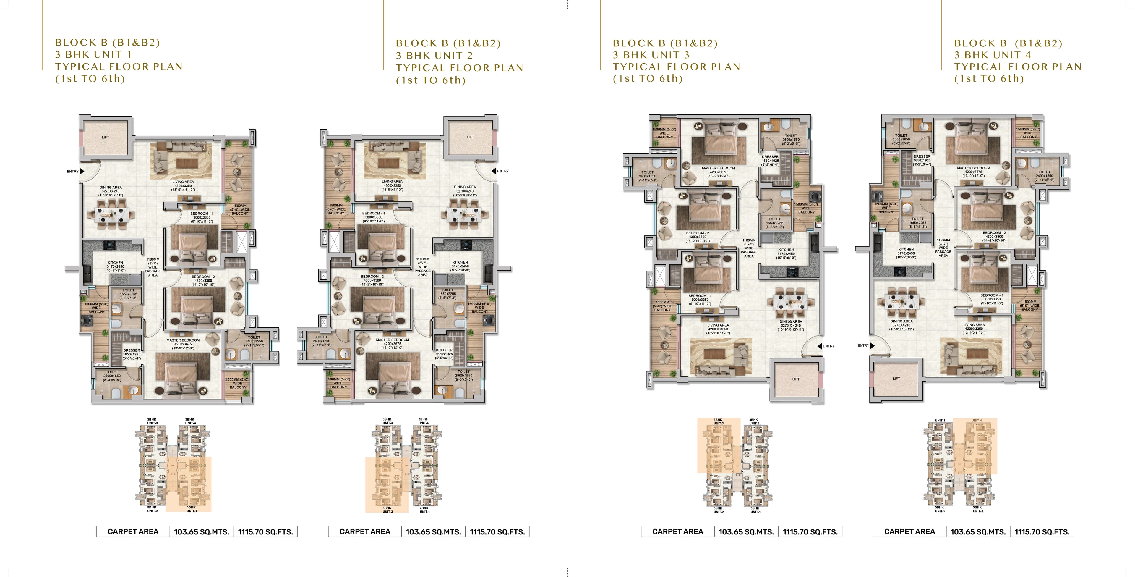 Shalimar Evara Heights floor plan