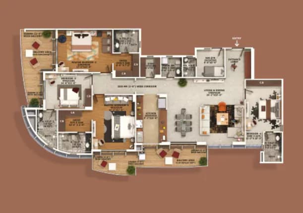 Rishita Serenity floor plan
