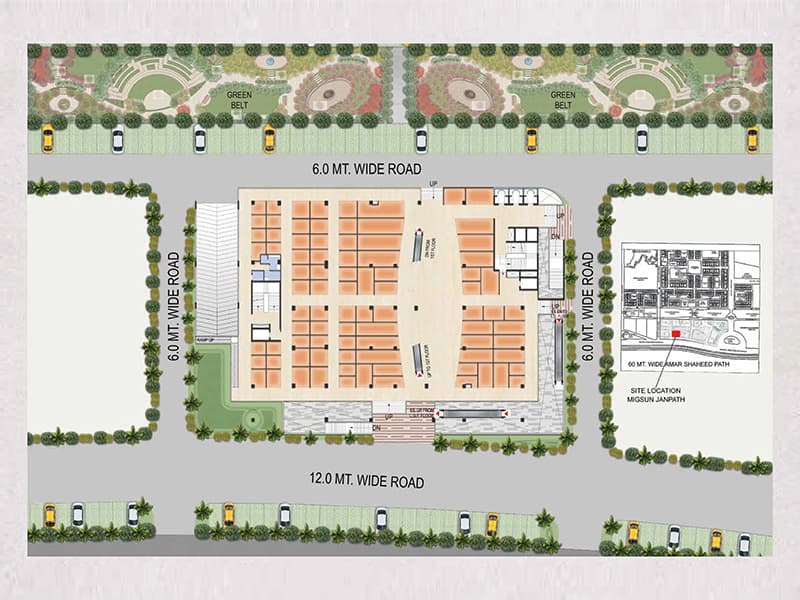 Migsun Janpath floor plan