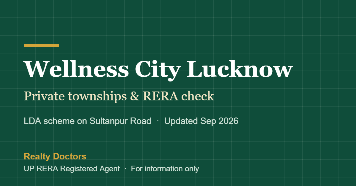 Private Townships in Wellness City Lucknow