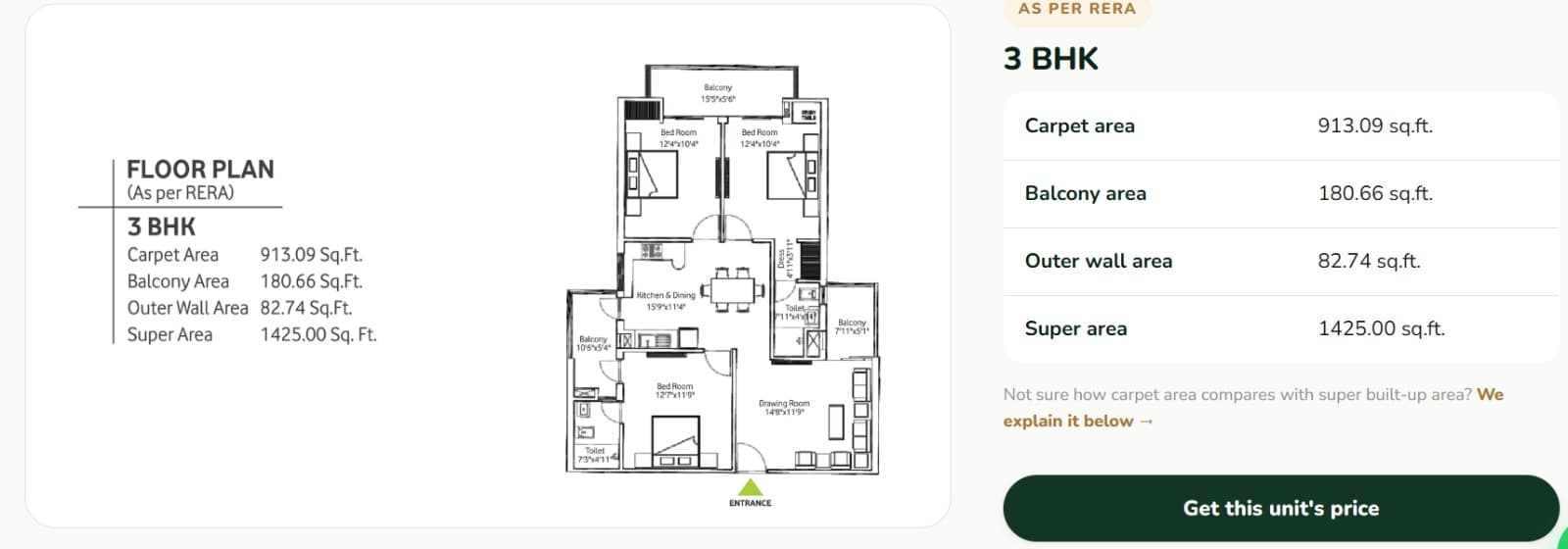 Azea Botanica floor plan