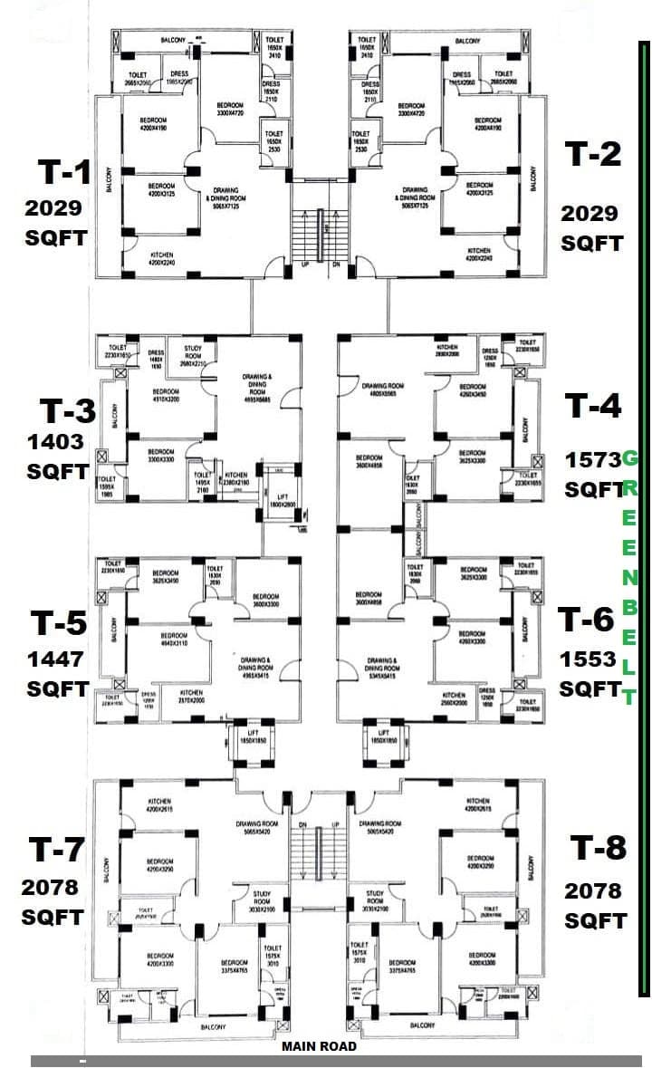 SG Heights floor plan