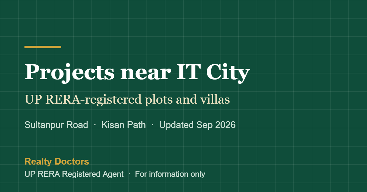 RERA-Registered Projects Near IT City Lucknow