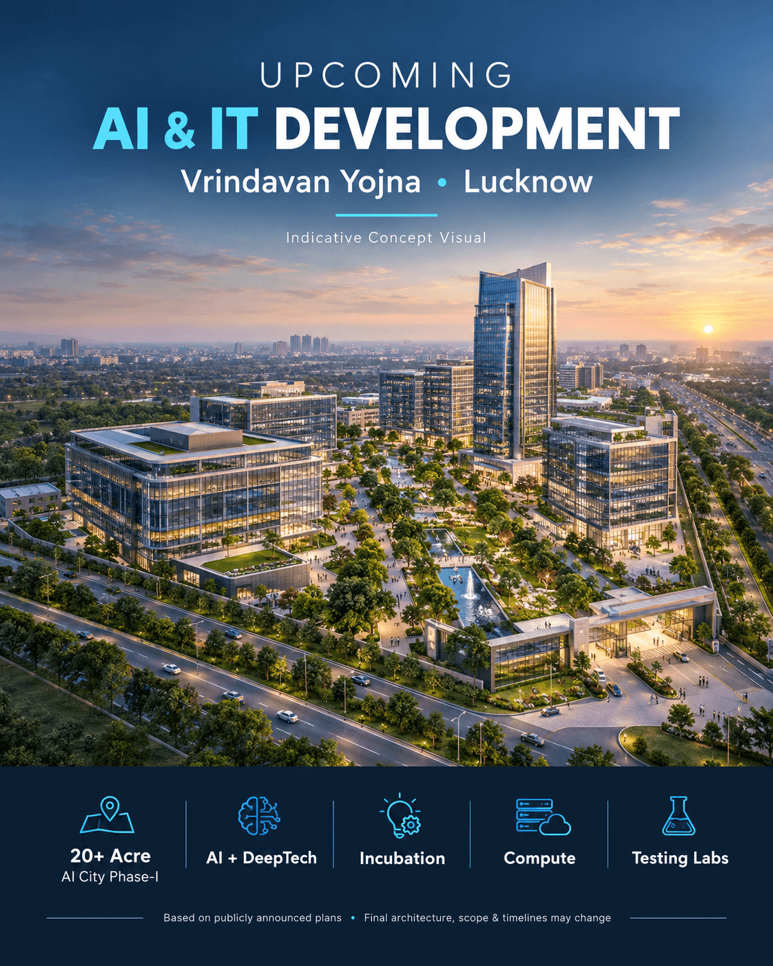 IT Plots in Vrindavan Yojna