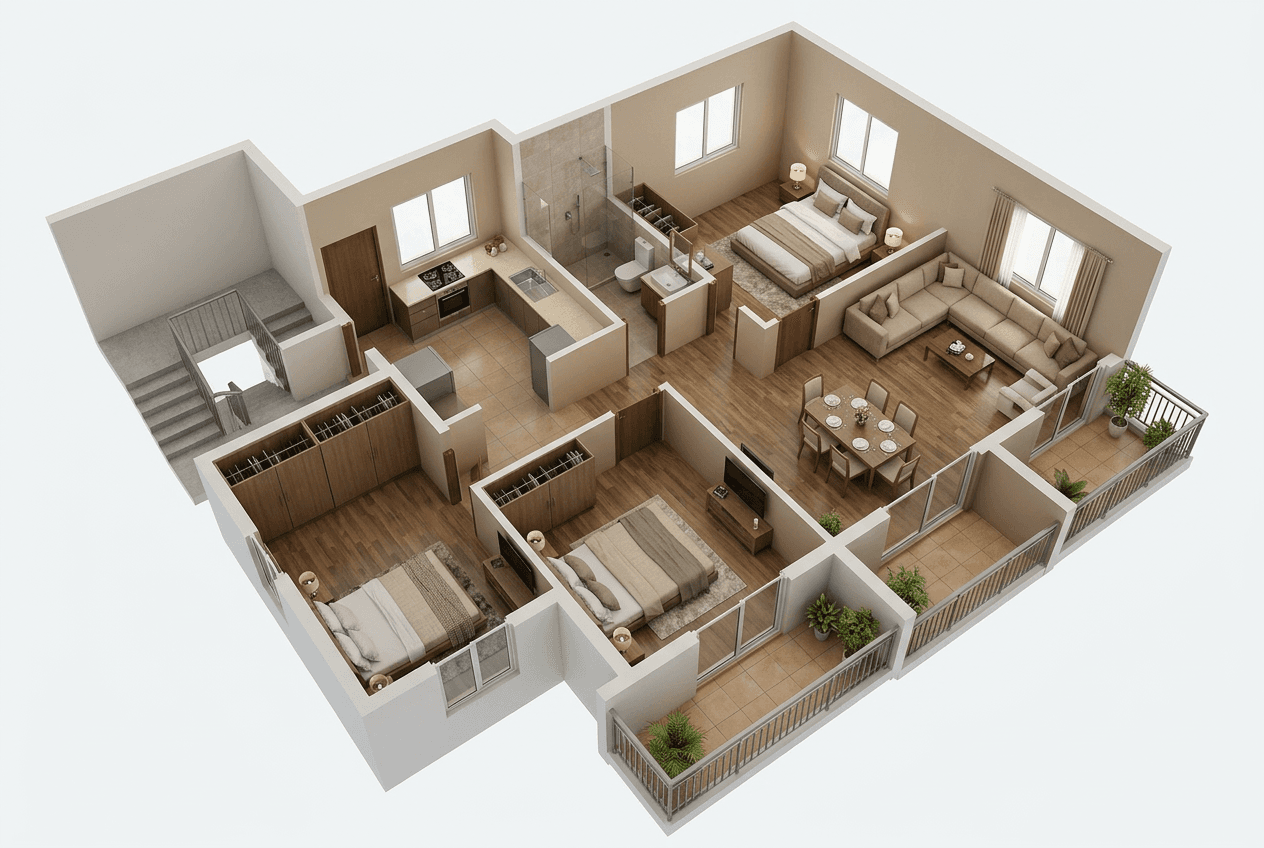 DPS Palladio floor plan