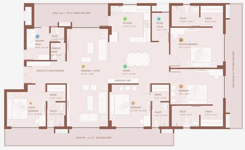 Imperial Residencia floor plan