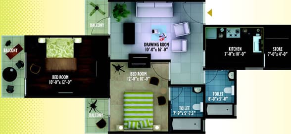 Ratan Galaxy floor plan