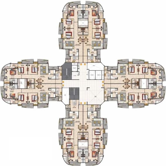 Rishita Mulberry Heights floor plan