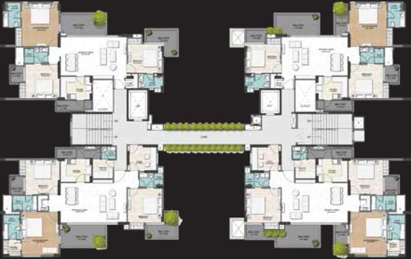 1OAK Atmos floor plan