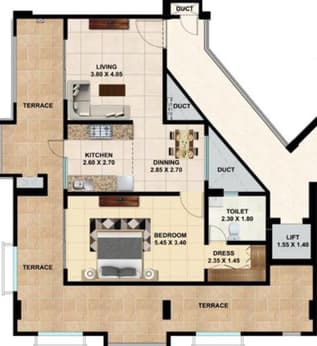 Sukhada Vrindavan floor plan