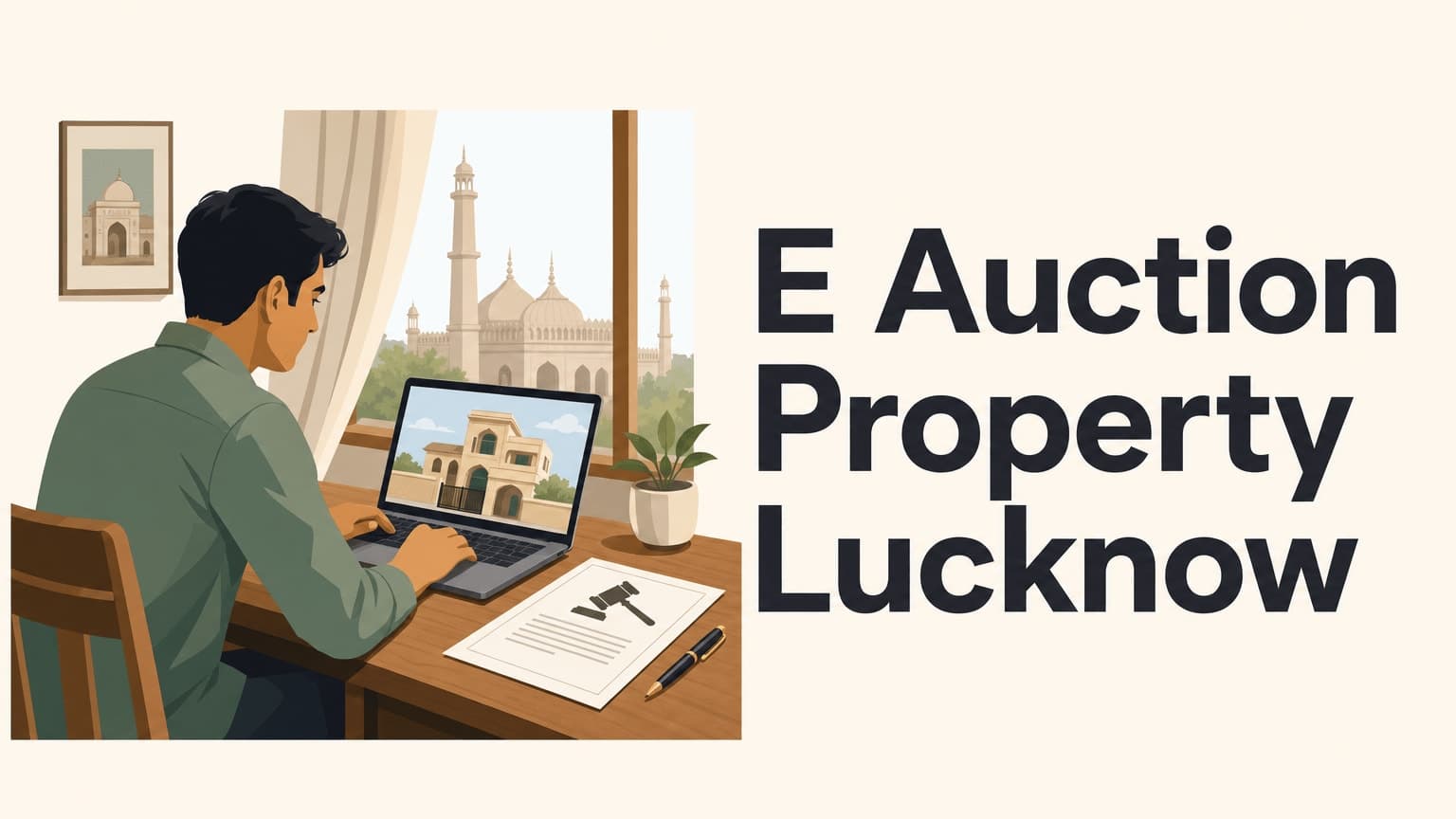E Auction Property Lucknow: How to Bid Safely