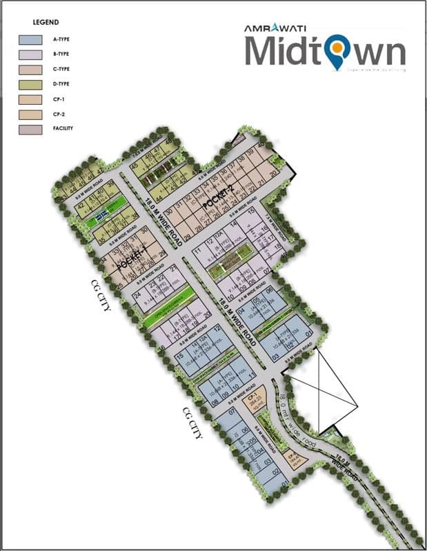 Amrawati Midtown floor plan