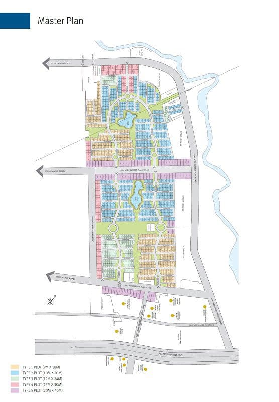 Emaar Gomti Greens floor plan