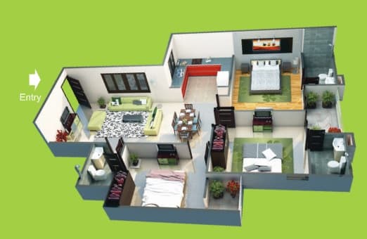 Zodiac Apartment floor plan