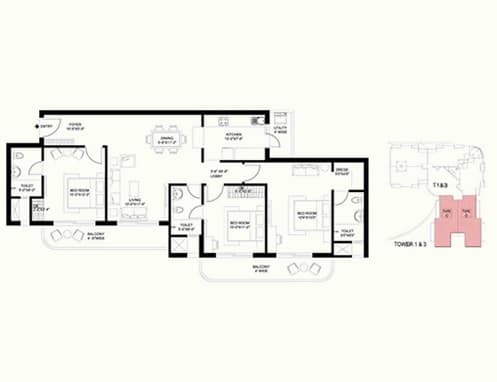 Casa Greens Exotica floor plan