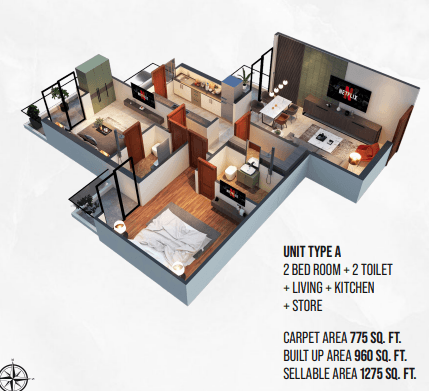 PS Apartment floor plan