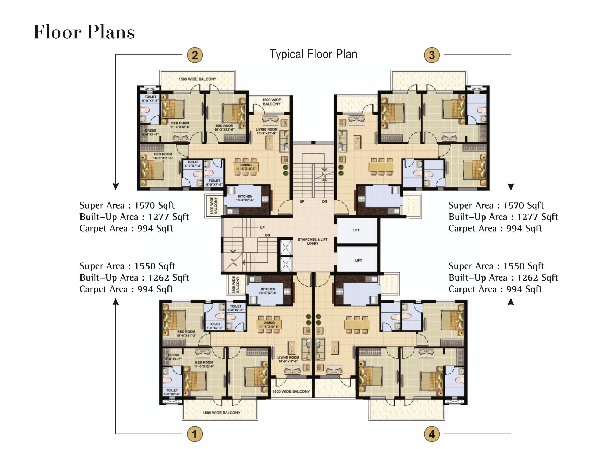 Omaxe The Palace floor plan