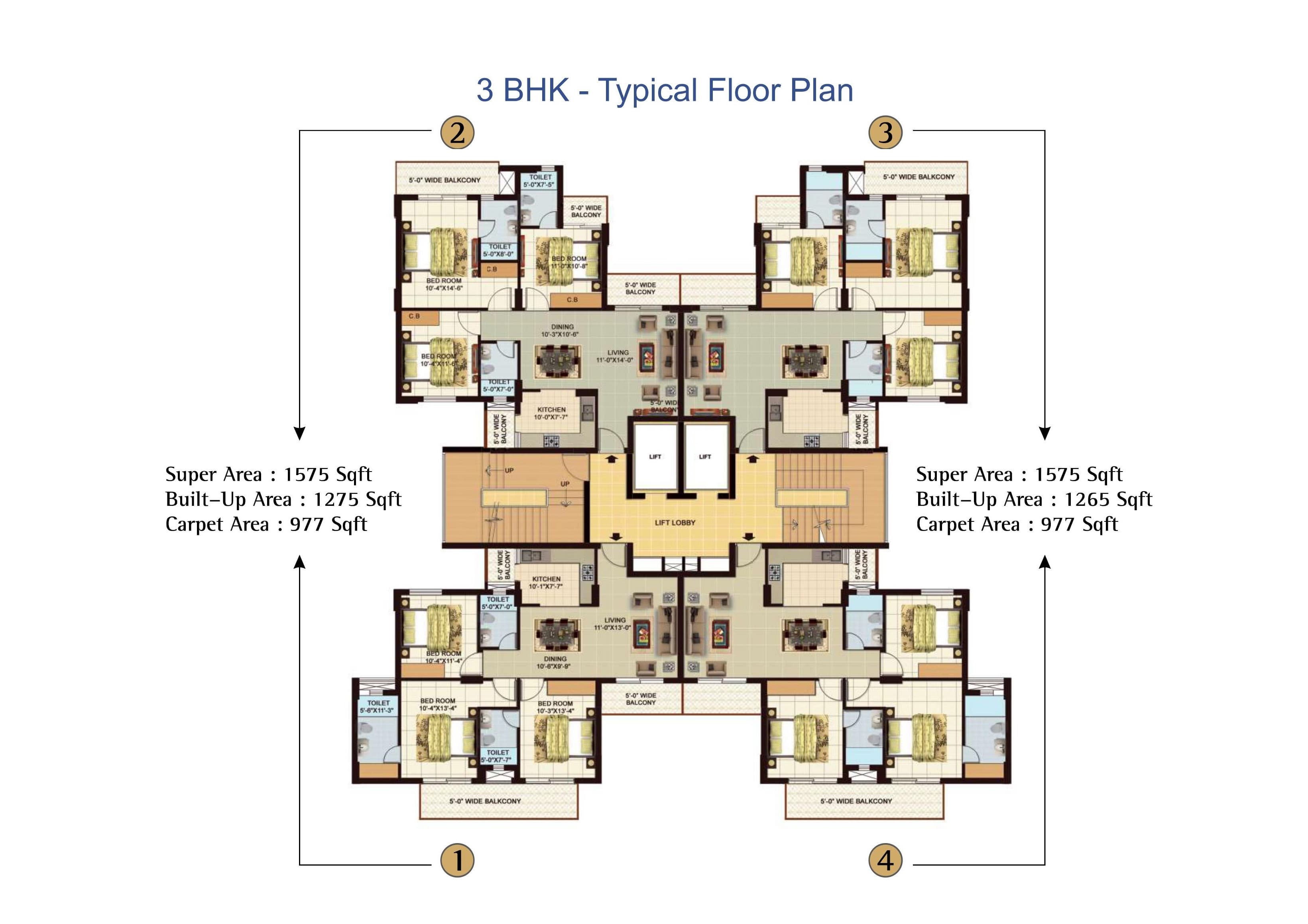 Omaxe Waterscapes floor plan