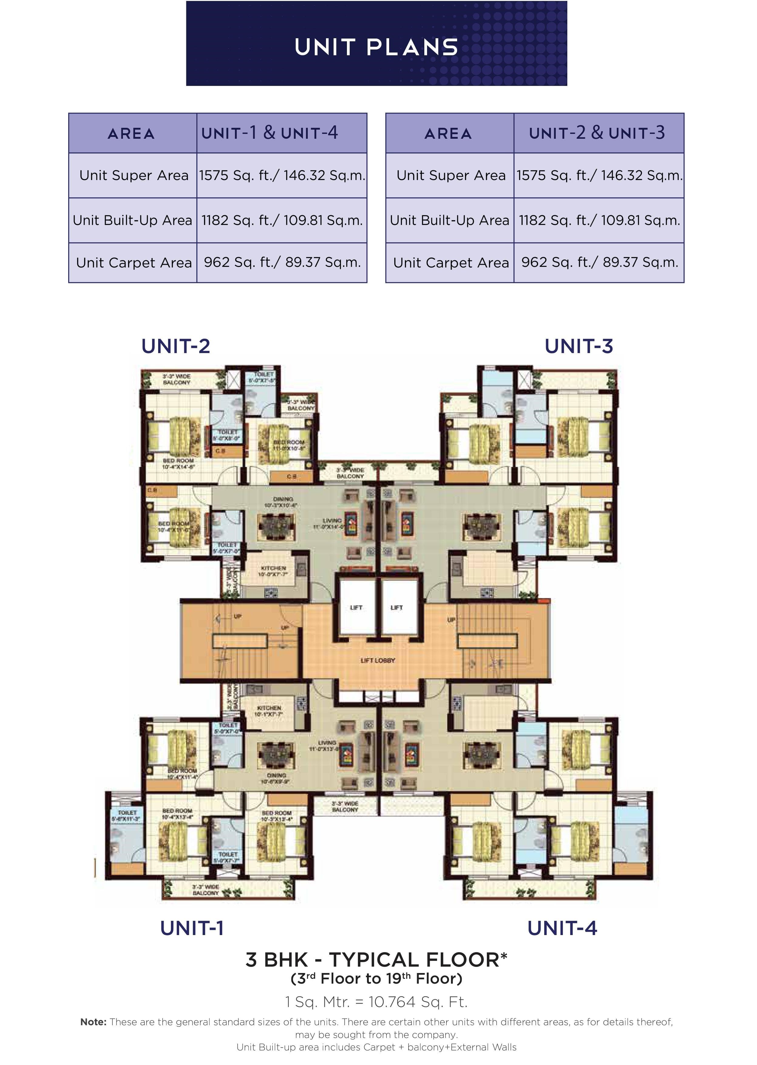 Omaxe Residency II floor plan