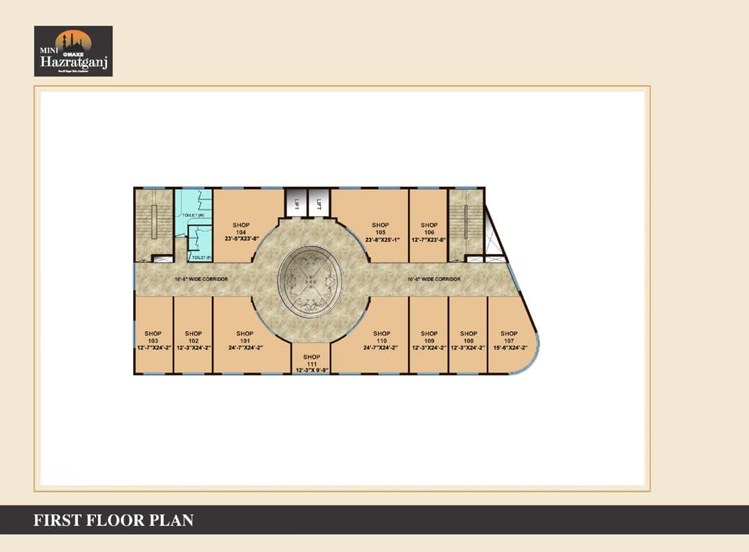 Omaxe Hazratganj Phase II floor plan