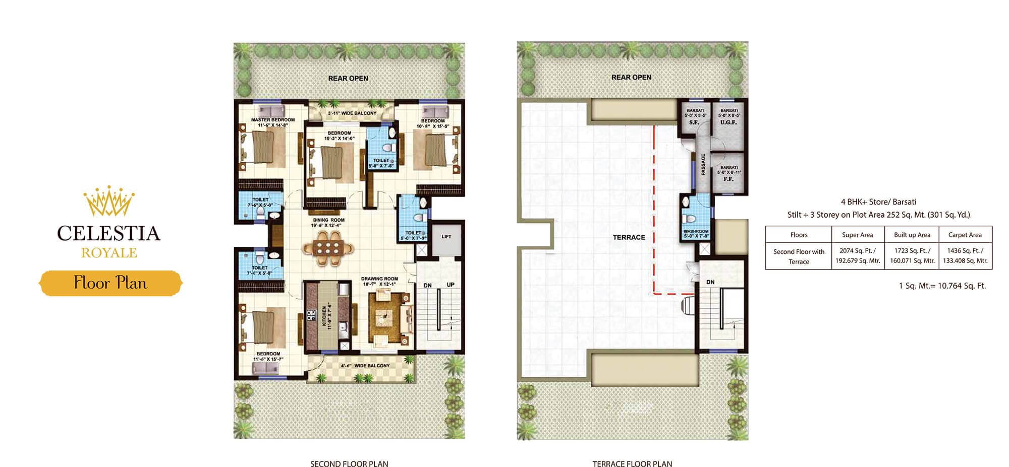 Omaxe Celestia Royale floor plan