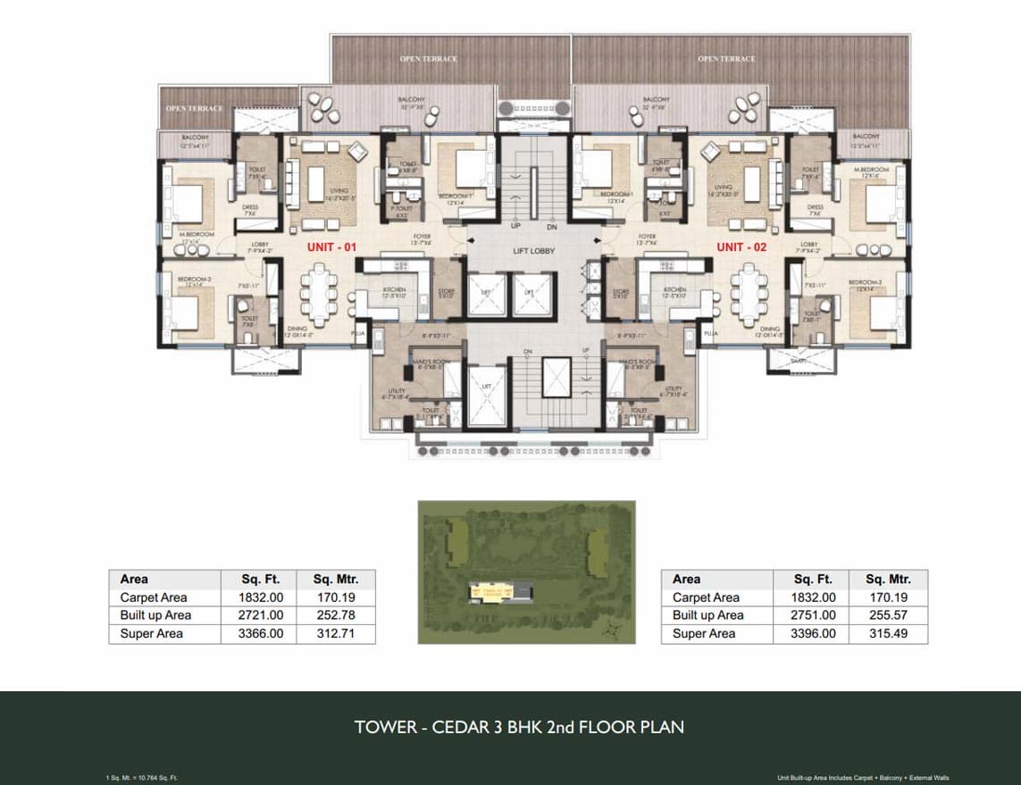 Omaxe The Resort floor plan