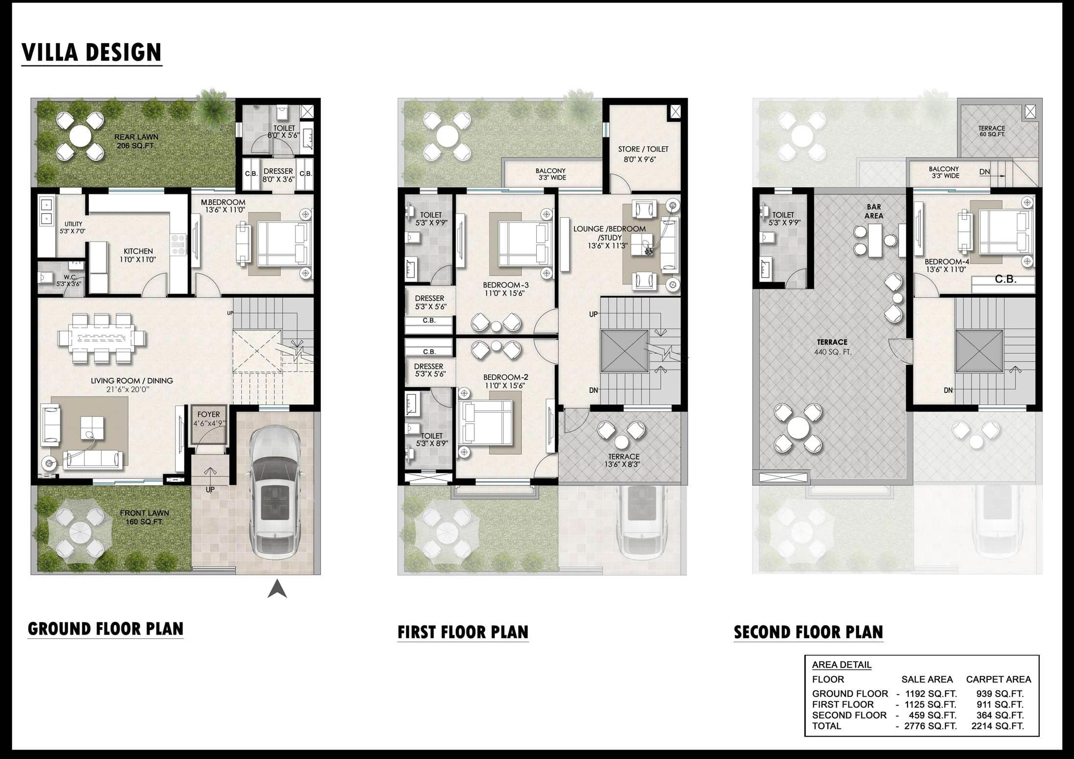 Omaxe Europia Villa floor plan