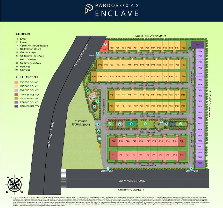 Pardos Okas Enclave floor plan